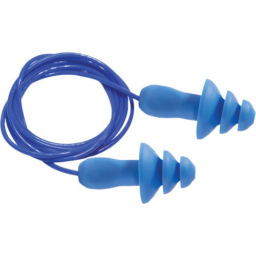 SHR059 - SEALTEC TipGrip™ Blue 100% Metal Detectable Reusable Earplugs
