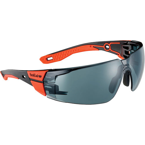SHR258 - RUSH+ 2.0 Small Safety Glasses with Black & Red Frame