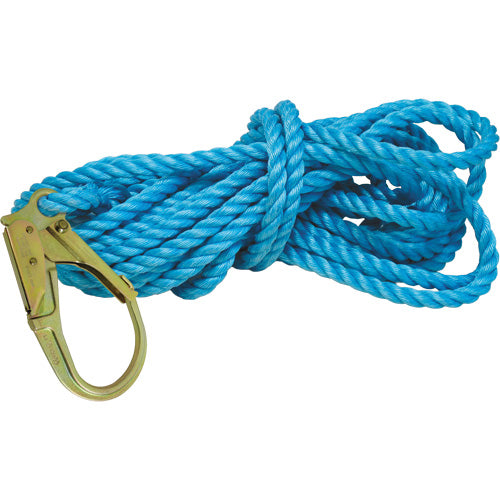 SHR380 - Superline Lifeline with Nylon Thimble & 2-1/4" Self-Locking Snap Hook