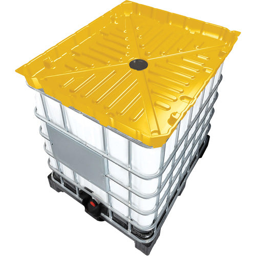 SHR897 - Full Size 30 Gal. Yellow Chemically-Resistant Polyethylene IBC Funnel