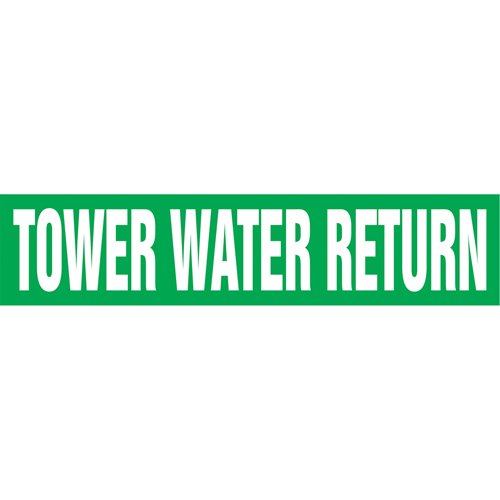 SI531-"Tower Water Return" Pipe Markers