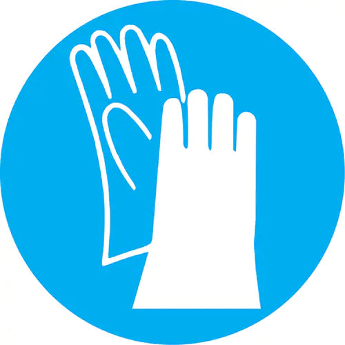 SJ076-Right to Know Pictogram Labels -Gloves