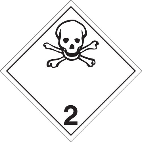 SD315-Toxic Gas TDG Placard