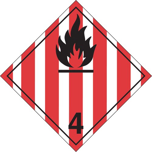 SD322-Flammable Solids TDG Placard