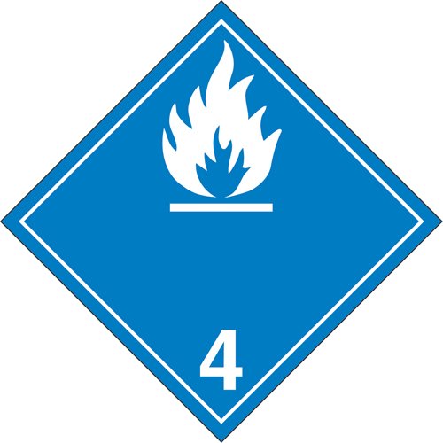 SD326-Water Reactive Substances TDG Placard