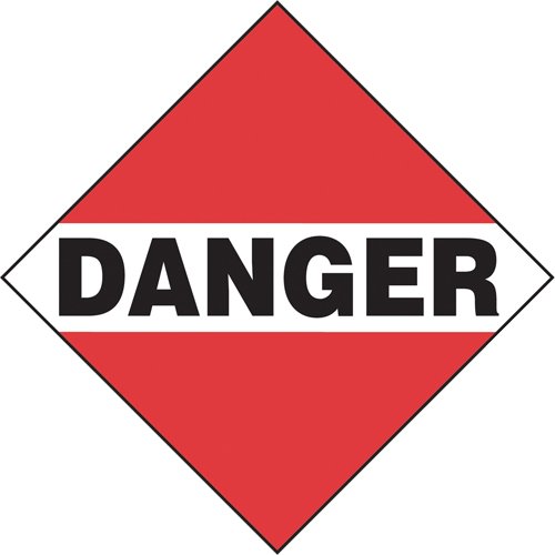 SJ390-Danger Mixed Load TDG Placard