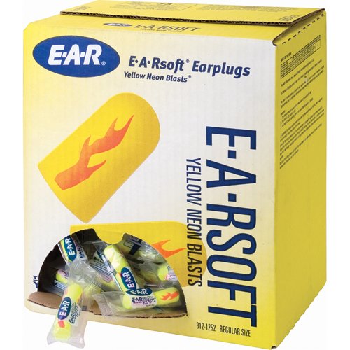 SJ427 - E-A-Rsoft Yellow Neon Blasts Earplugs