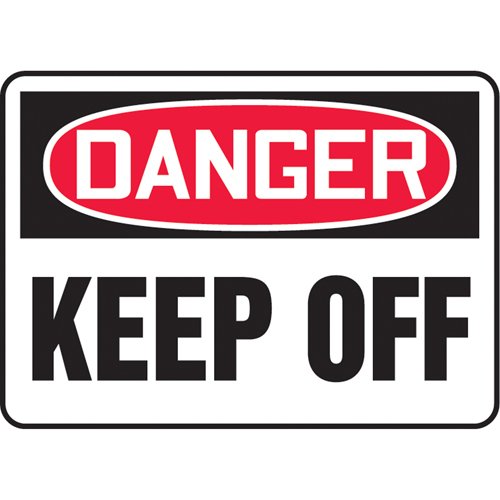 SJ614-"Keep Away" Sign