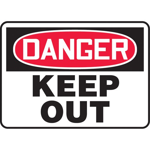 SJ622-"Keep Away" Sign
