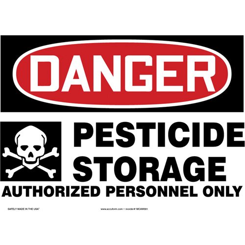 SJ649-"Pesticide Storage" Sign