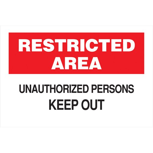SJ887-"Keep Out" Sign