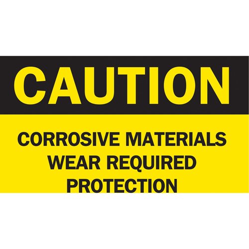 SJ953-"Corrosive Materials" Sign