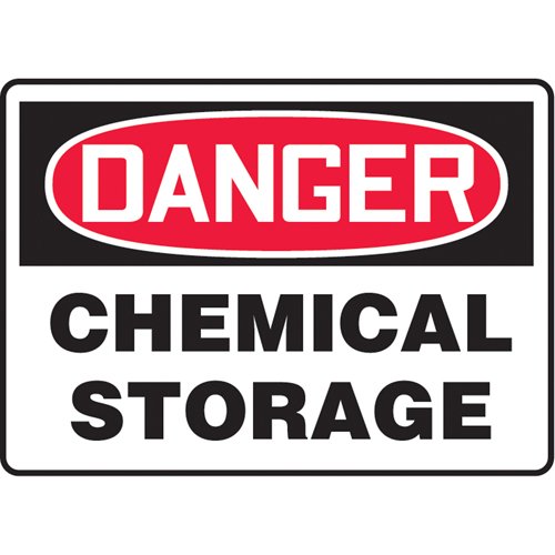 SK129-"Chemical Storage" Sign