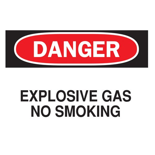 SK221-"Explosive Gas" Sign