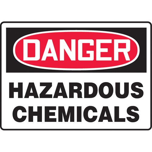 SK355-"Hazardous Chemicals" Sign