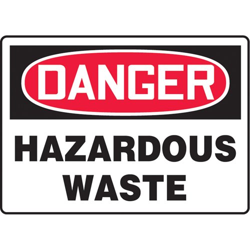 SK376-"Hazardous Waste" Sign