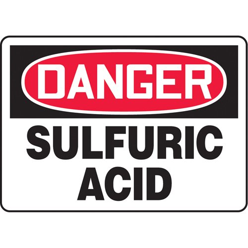 SK498-"Sulfuric Acid" Sign