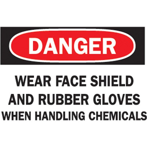 SK514-"When Handling Chemicals" Sign