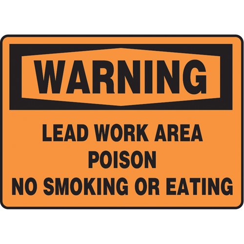 SK616-"Lead Work Area" Sign