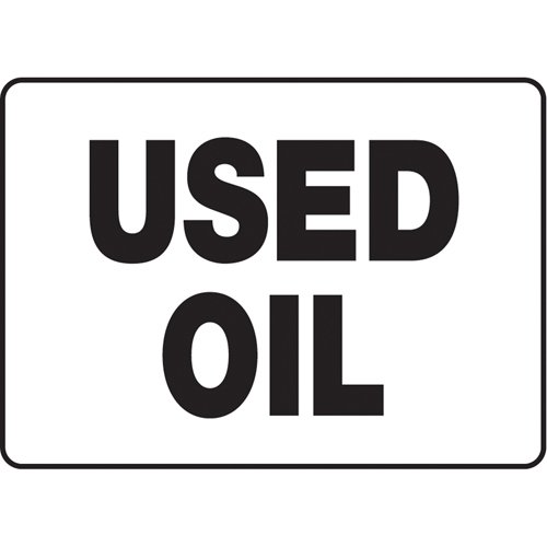 SAT492-"Used Oil" Sign