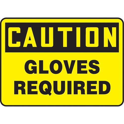 SK776-"Gloves Required" Sign