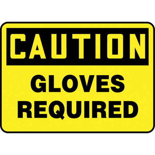 SK775-"Gloves Required" Sign