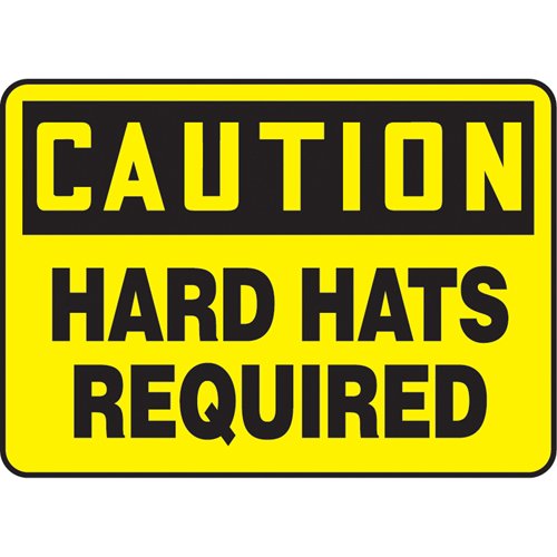 SK779-"Hard Hats Required" Sign