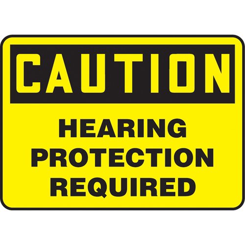 SK789-"Hearing Protection Required" Sign