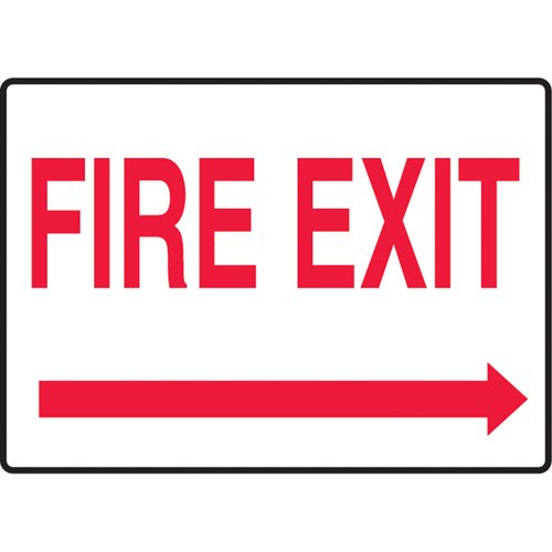 SK965-"Fire Exit" Sign