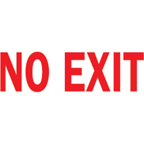 SL064-"No Exit" Sign