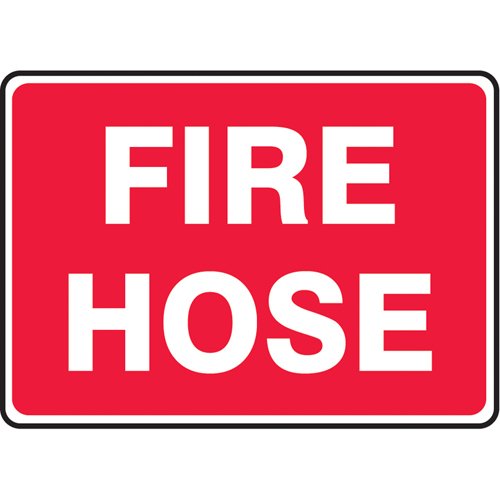 SL654-"Fire Hose" Sign