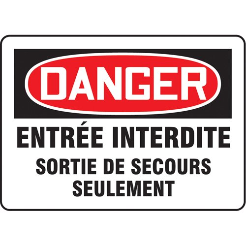 SO147-"Entrée interdite" Sign