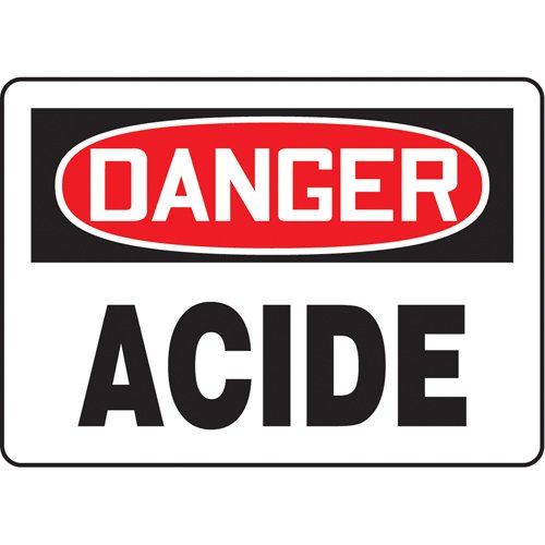 SO391-"Acide" Sign