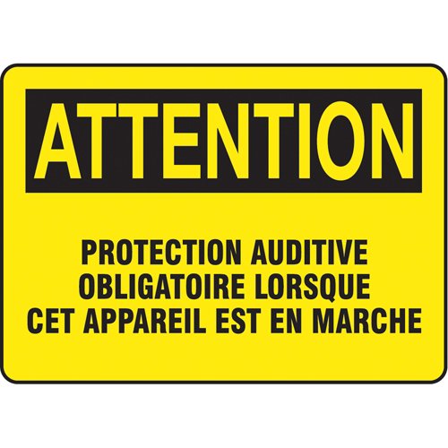 SO766-"Protection auditive" Sign