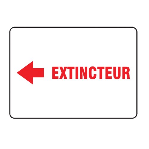 SP002-"Extincteur" Sign