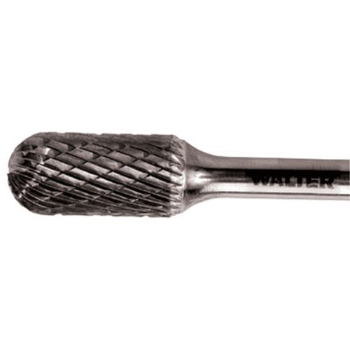 TAV033-Double Cut Cylindrical Round Nose Carbide Burr
