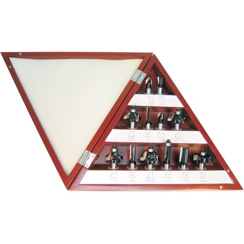 TBO342-3-Flute Carbide-Tipped Router Bit Sets
