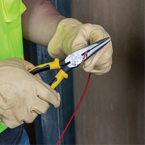 TBT771 - Long-Nose Pliers, HD Side Cutters/Stripping, Journeyman Handle