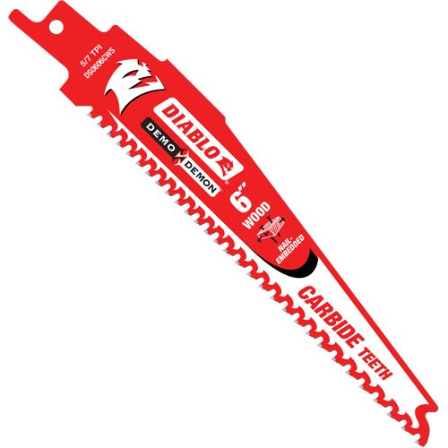 TCT726-Demo Demon Reciprocating Saw Blade for Nail Embedded Wood Cutting