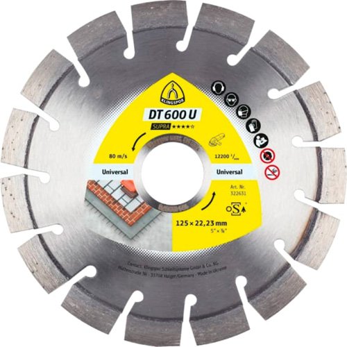 TCU525-DT 600 U Supra Large Diamond Cutting Blades