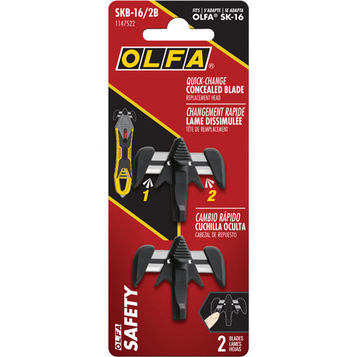 TCV110 - Quick-Change Concealed Blade Replacement Heads