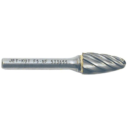 TDW896 - F5-NF 1/4" Round Nose Shape Bur for Aluminum/Non-Ferrous Materials