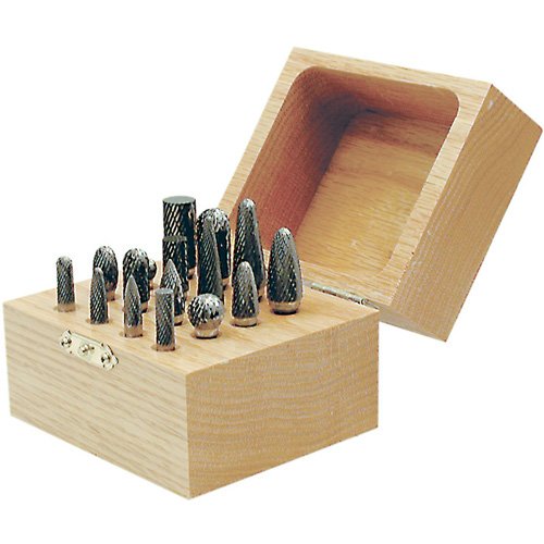 TDW899 - CBK-16 Carbide Bur Set in Wooden Box