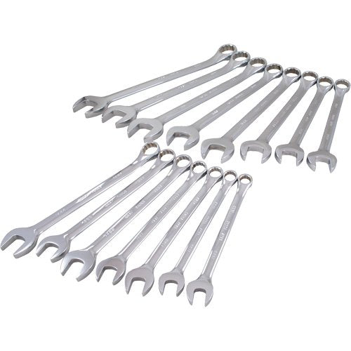 TE302-Mirror Chrome Wrench Set