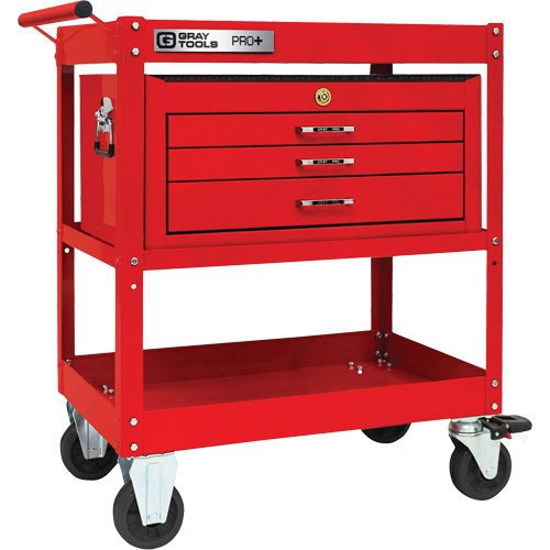 TER131-PRO+ Series Heavy-Duty Utility Cart with Intermediate Chest