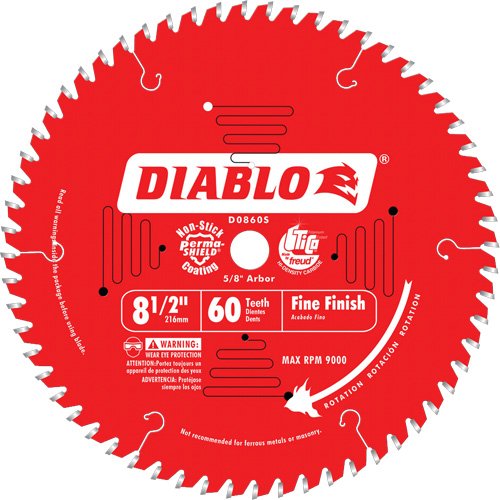 TEX005-Contractor Saw Blades - Fine Finishing Saw Blades