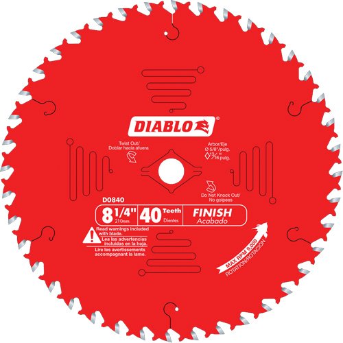 TEX006-Contractor Saw Blades - Finishing Saw Blades