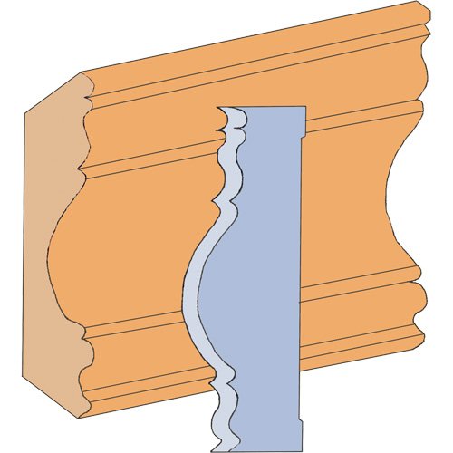 TEX097-Large Cove Moulding Cutter Set