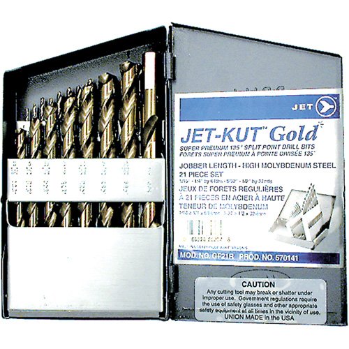TFW276 - GF21R Jet-Kut® Gold Super Premium Drill Bit Set