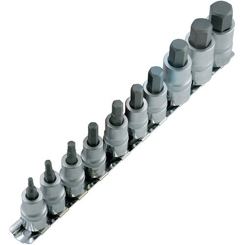 TFW429 - HSW3812-10M Metric Bit Socket Set